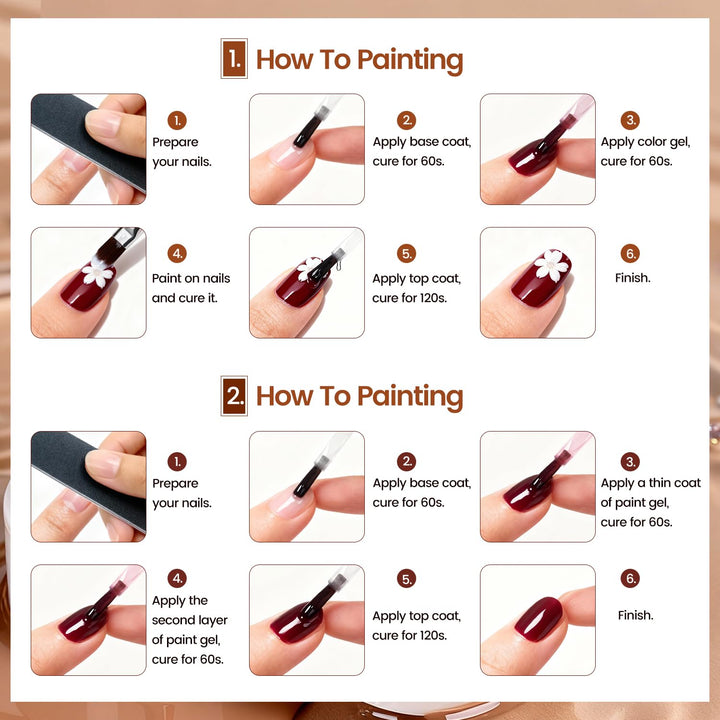 JODSONE U V Nagellack Set, 32 Farben Gel Nagellack mit top und base coat,Soak-Off UV Farbgel Nagella