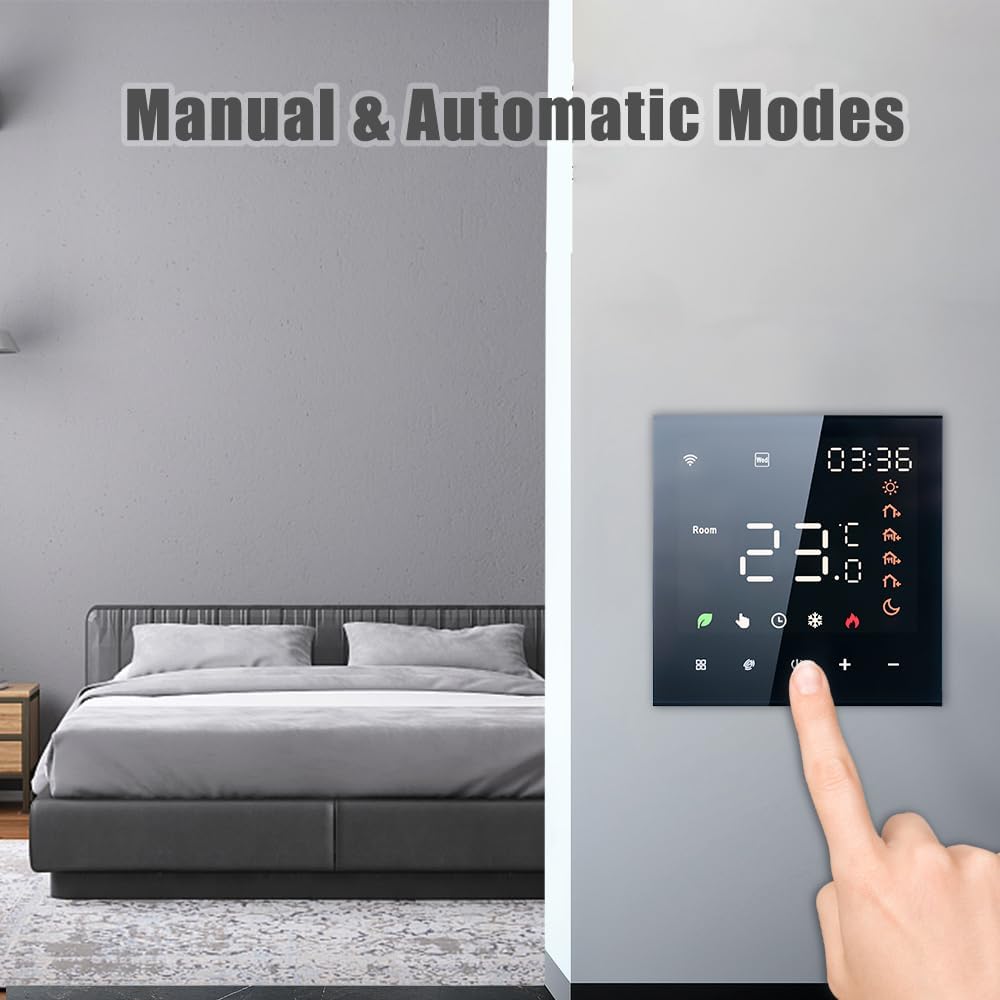 2023 Irishom WiFi Thermostat Raumthermostat Elektrische Fussbodenheizung Wchentlich Programmierbar E