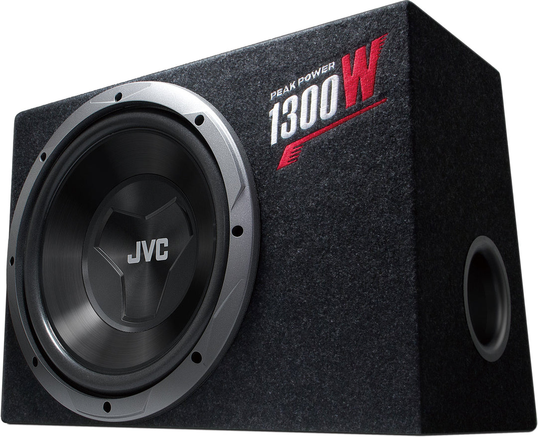 JVC CS-BW 120 Auto-Subwoofer, Schwarz Single, Single