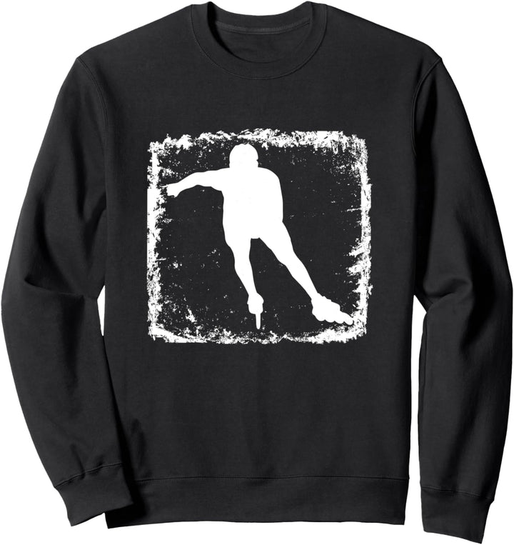 Skate Skater Skating Rollschuhläufer Rollschuhe Geschenk Sweatshirt