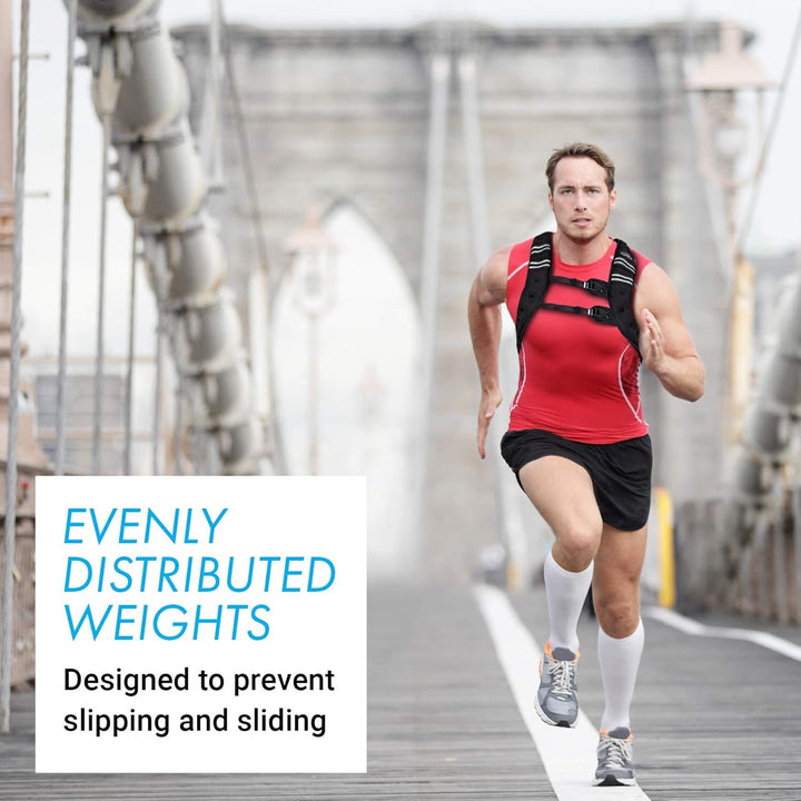 Aduro Sport Gewichtsweste, Workout-Ausrüstung, 1,8 kg/2,7 kg/5,4 kg/9,1 kg/11,3 kg/13,6 kg Körpergew