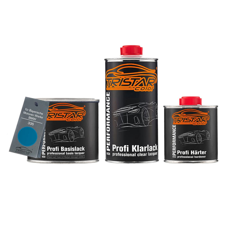 TRISTARcolor Autolack Dosen Set für BMW 335 Estorilblau Metallic 1,25L
