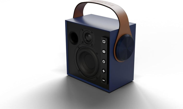Morel Biggie HiFi Lautsprecher kabellos Bluetooth Speaker mit DSP Sound 2-Wege Bassreflex System kom