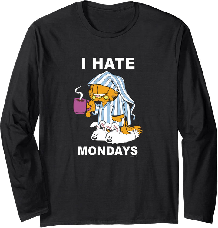 Garfield Ich Hasse Montags Kaffee Langarmshirt