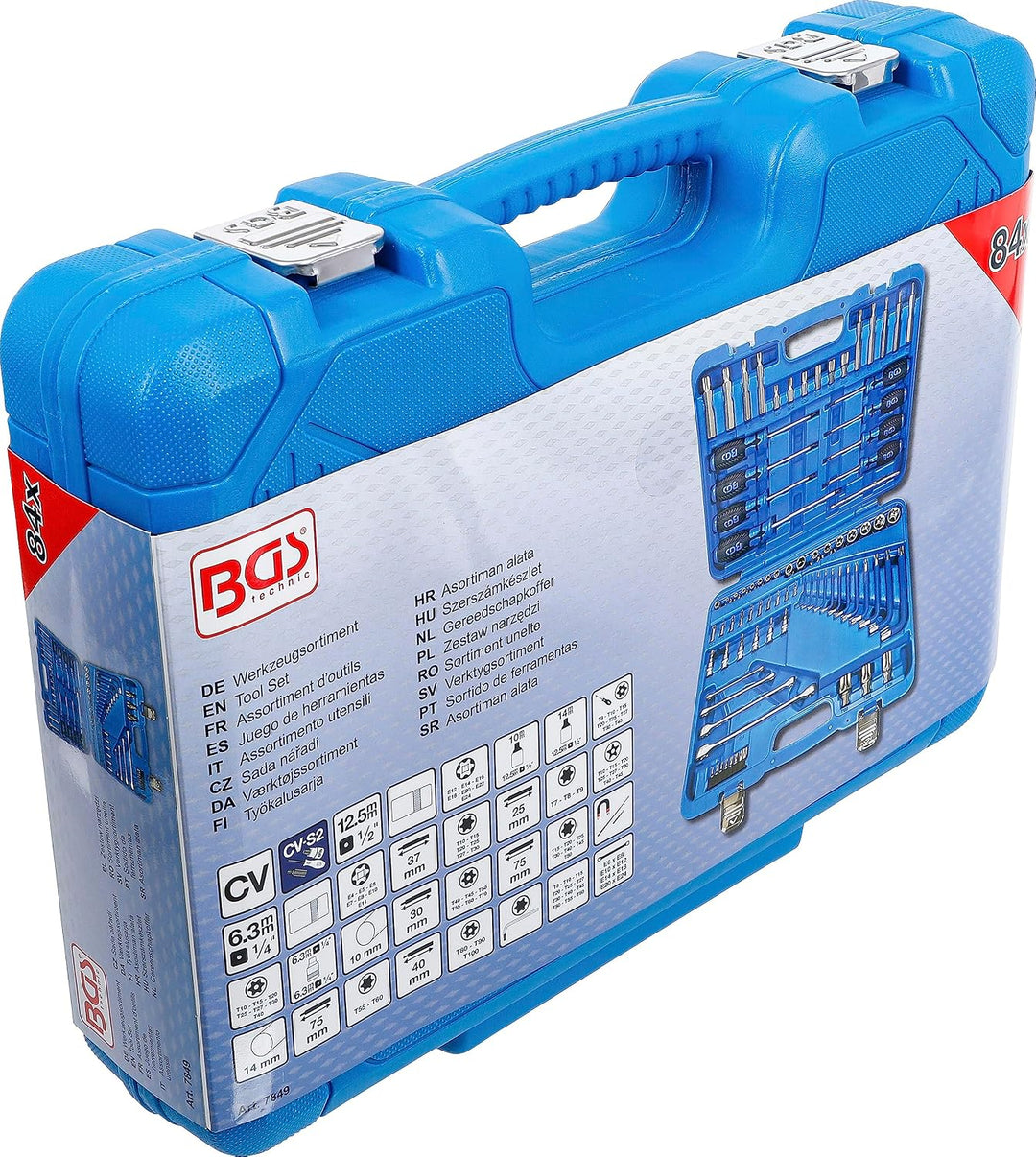 BGS 7849 | Werkzeugsortiment | E-Profil/T-Profil (für Torx) | 84-tlg.