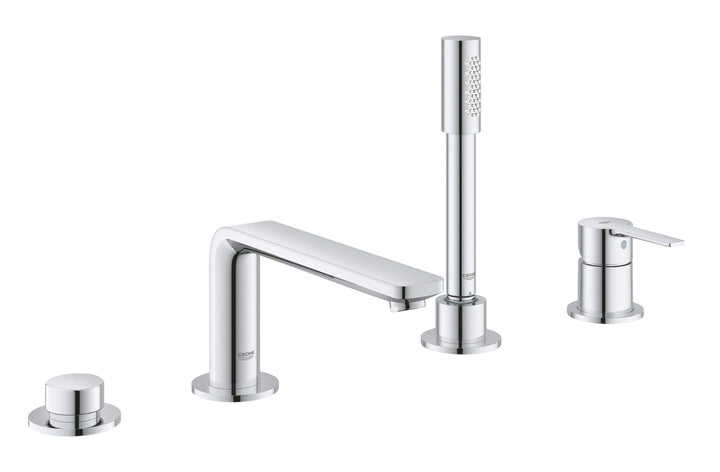 GROHE Lineare - 4-Loch-Einhand-Wannenkombination (Umstellung Wanne/Brause, mit Temperaturbegrenzer,