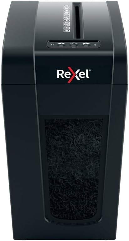 Rexel Aktenvernichter Secure X10-SL Slimline Whisper-Shred™, Partikelschnitt, 11-10 Blatt A4 (70-80