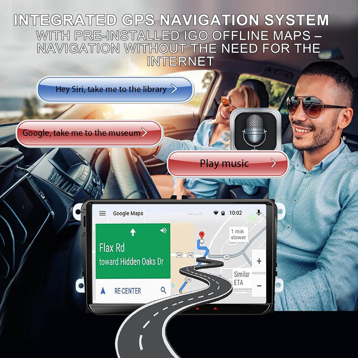 Autoradio für VW Golf 5 6 T5 Polo Sharan Passat Tiguän,[Android 13.0 4GB+64GB 2.0Ghz] CAWELL Doppel
