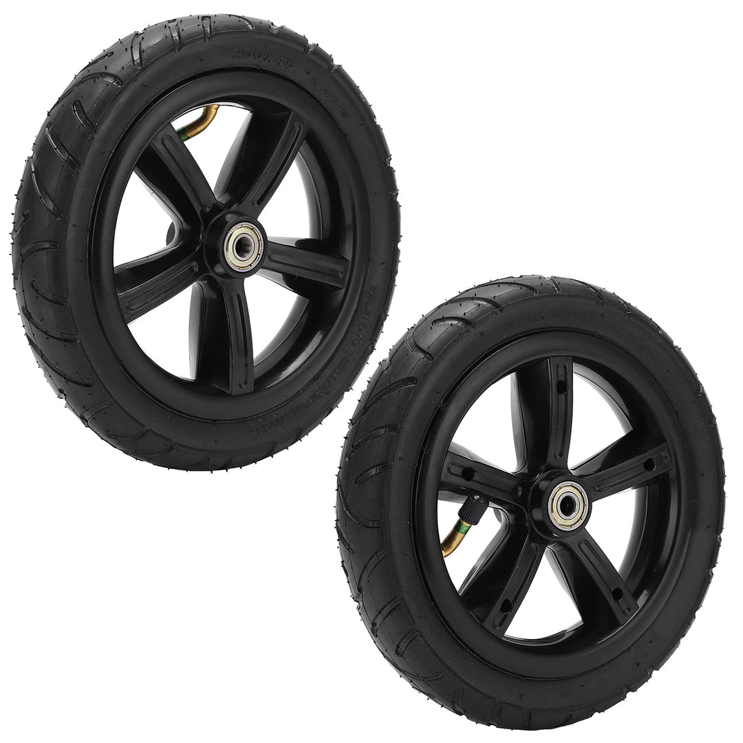 8 Zoll Vorderrad, 8 Zoll Luftreifen 200x45 mit Innenschlauch für Elektroroller mit Nabe und Lager