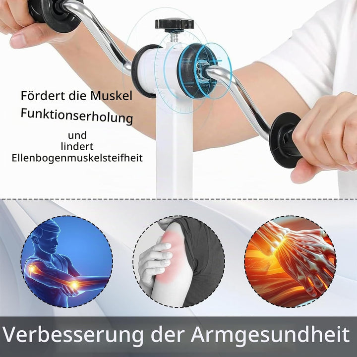 Armtrainer, Armrotations Trainingsgerät Hometrainer Fahrrad Senioren Handkurbel Gelenk Rehabilitatio