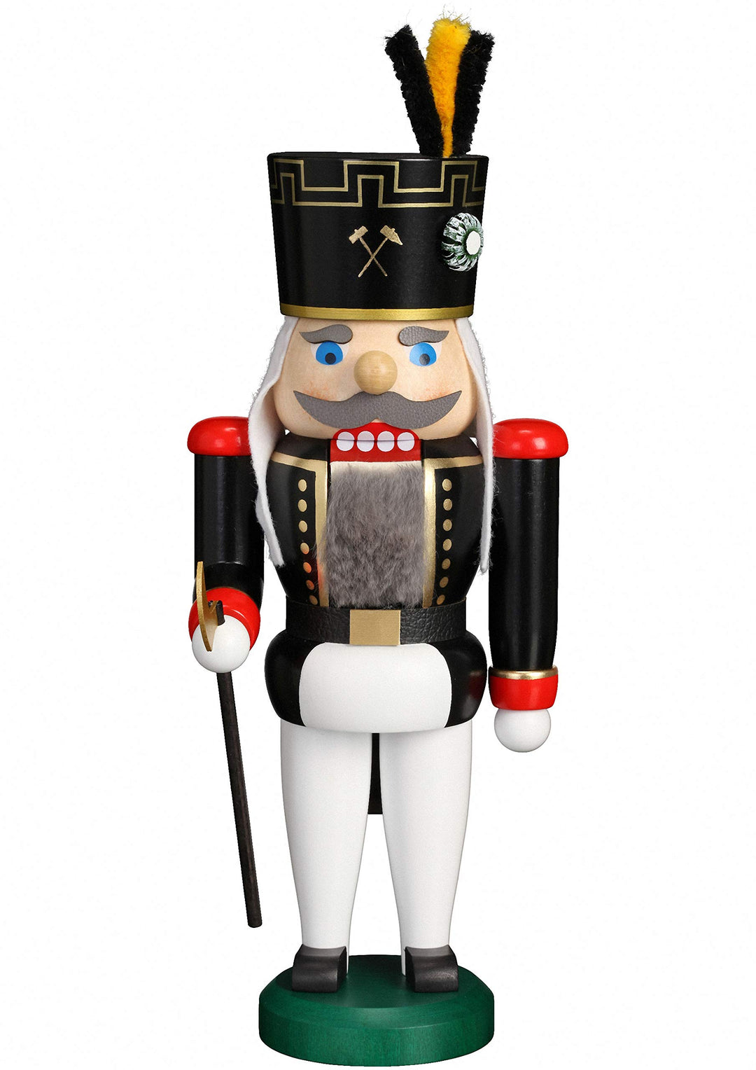 Seiffener Volkskunst Nussknacker Bergakademist - 28 cm