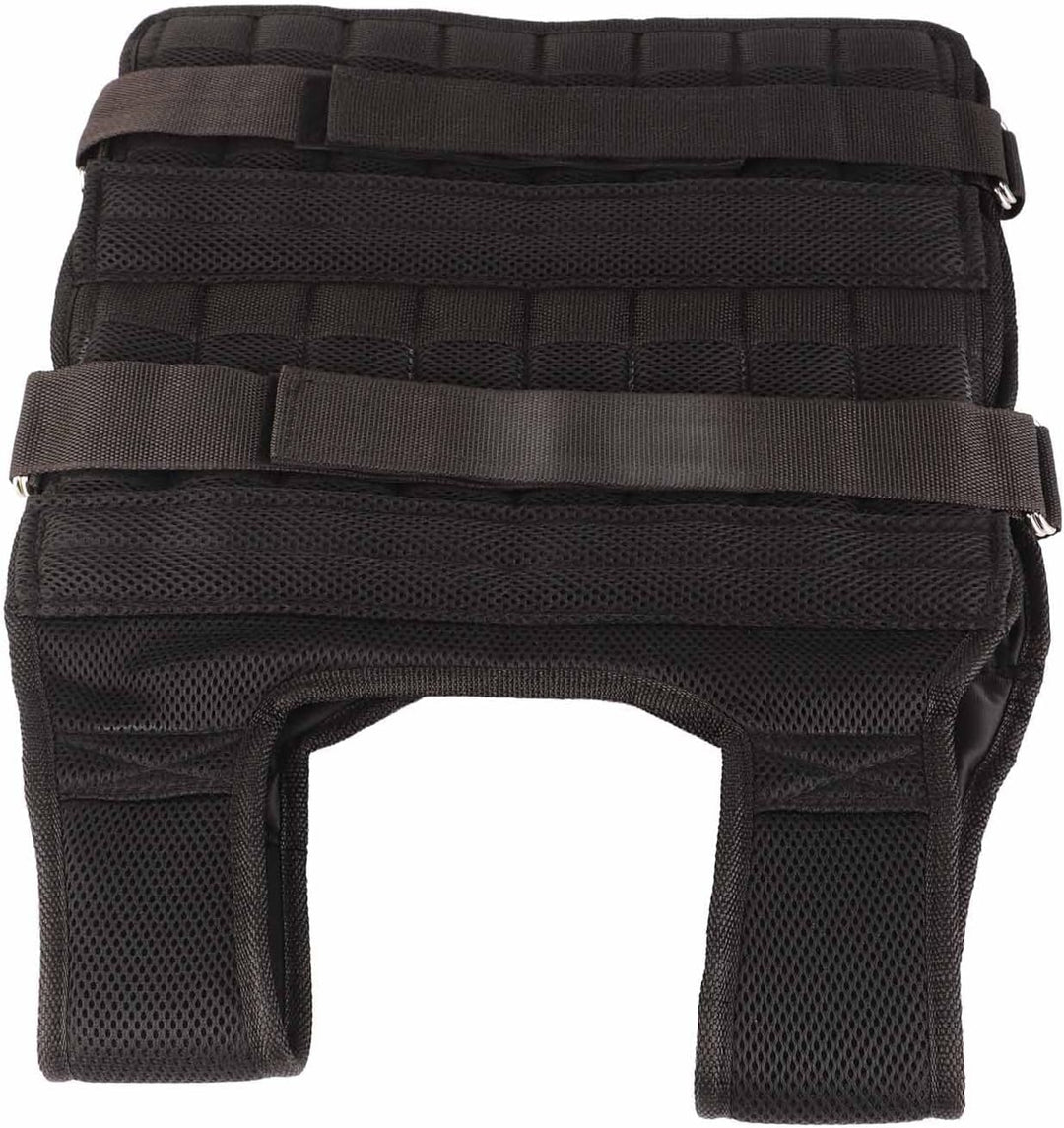 Greensen Gewichtete Weste 15KG für Krafttraining &amp; Ausdauer, Atmungsaktive Netz-Weste mit 32 Sandtas