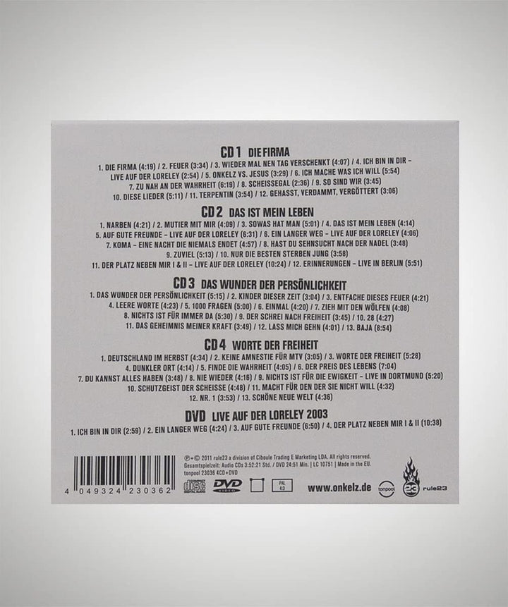 Lieder wie Orkane, Audio-CD