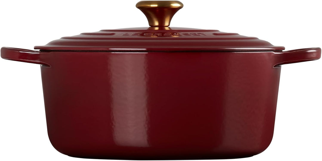 Le Creuset Signature Gusseisen-Bräter mit Deckel, Ø 28 cm, Rund, Für alle Herdarten und Induktion ge