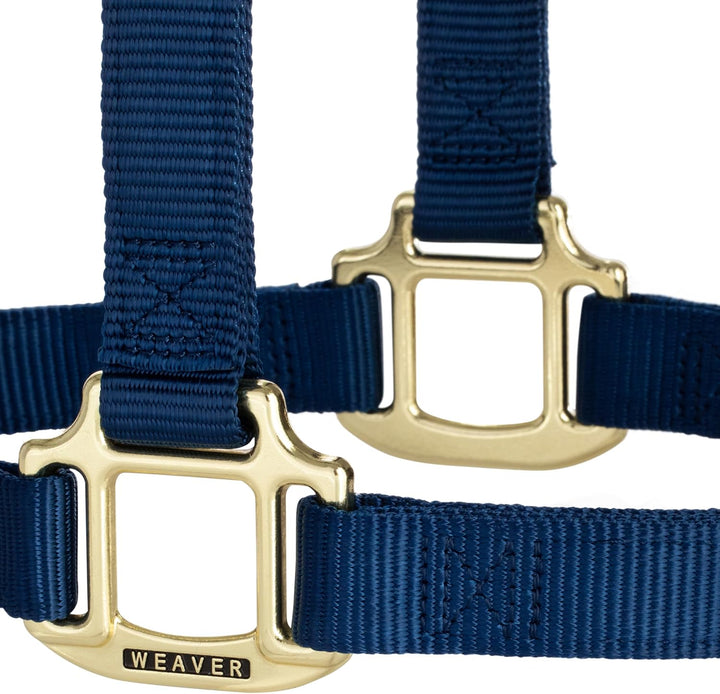 WEAVER Leather, Nicht verstellbares Halfter Marineblau Large Horse, Marineblau Large Horse