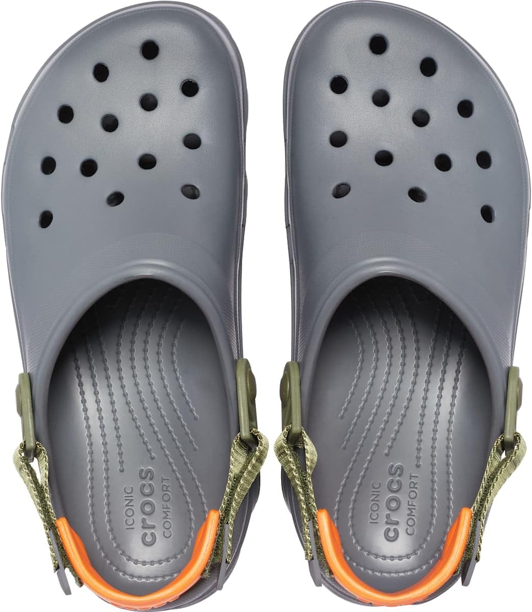 Crocs Unisex Classic All Terrain ClogClogs 41/42 EU Slate Grey Multi, 41/42 EU Slate Grey Multi