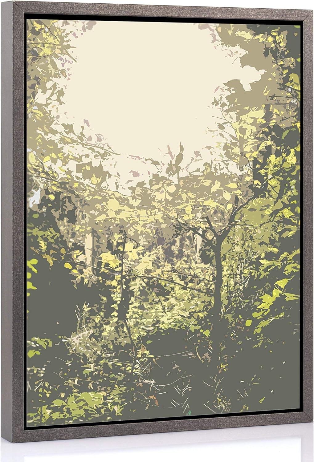 rahmengalerie24 Schattenfugenrahmen 50x90 cm Stahl für Leinwand Bilderrahmen Keilrahmen für Leinwänd