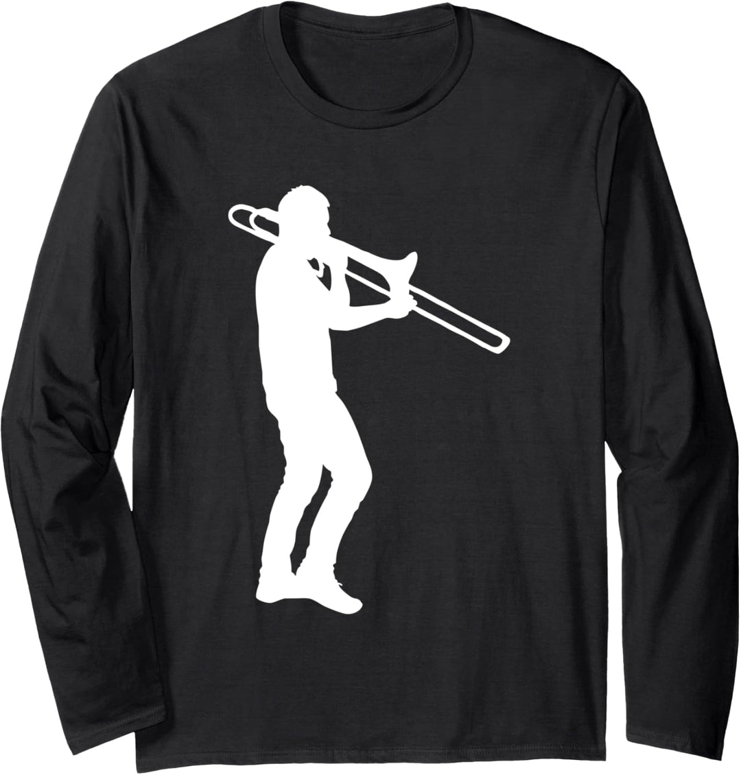 Posaunenspieler Musiker Posaune Langarmshirt