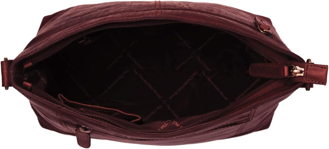The Chesterfield Brand Antique Buff Annic Schultertasche Leder 30 cm