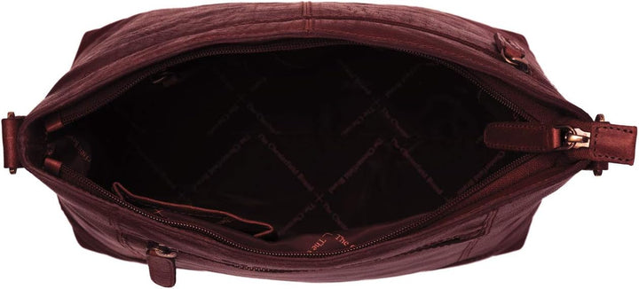 The Chesterfield Brand Antique Buff Annic Schultertasche Leder 30 cm