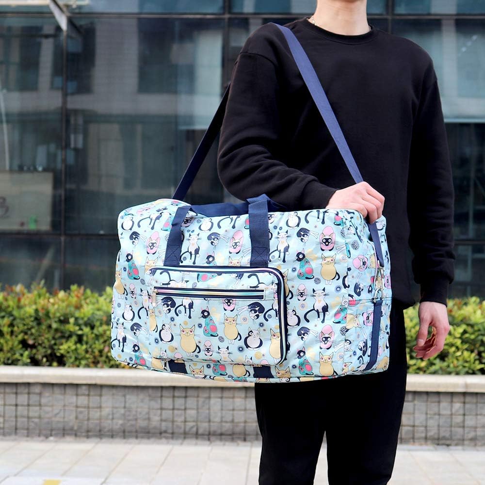 Arxus Grosse Faltbare Reisetasche Tragen Sie die Reisetasche am Wochenende über dem Gepäck mit Schul