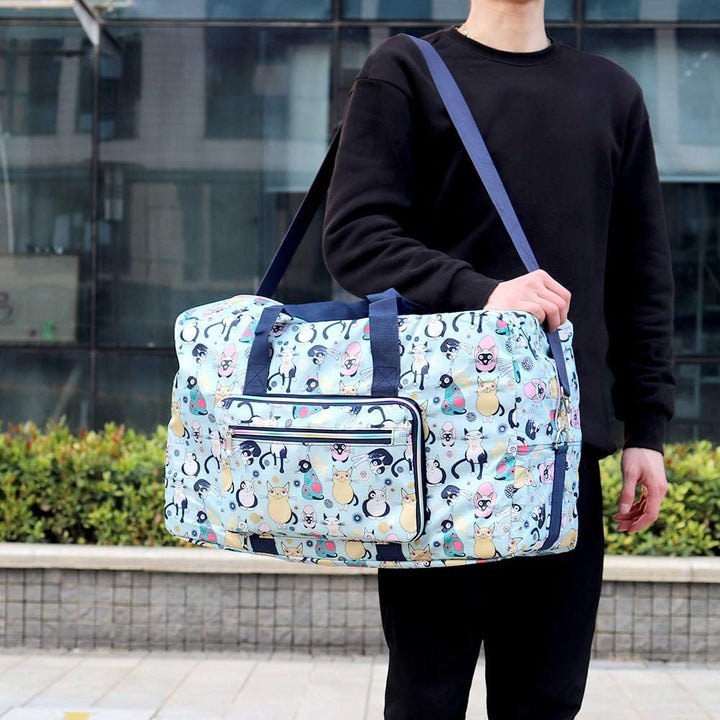 Arxus Grosse Faltbare Reisetasche Tragen Sie die Reisetasche am Wochenende über dem Gepäck mit Schul