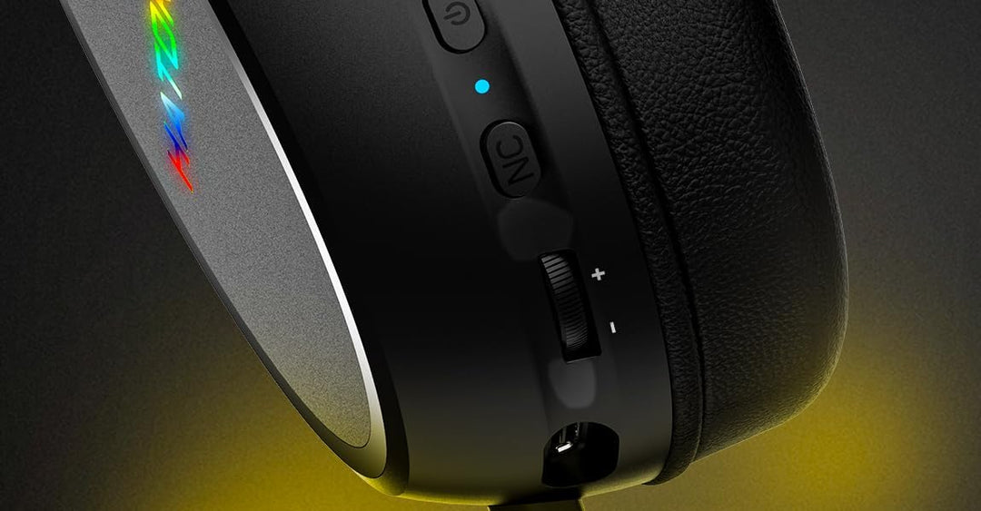HATOR Hypergang 3 Wireless Gaming-Headset – Hi-Res Audio, Hybrid ANC, 45h Akku, Spatial Audio, Bluet