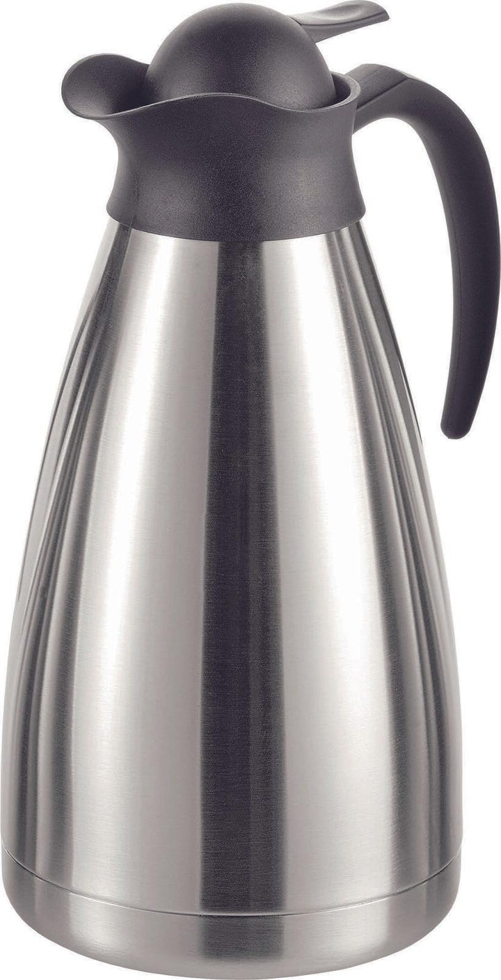 Esmeyer Isolierkanne Thermoart 1 Liter, Edelstahl, Silber/schwarz 1000 ml, 1000 ml