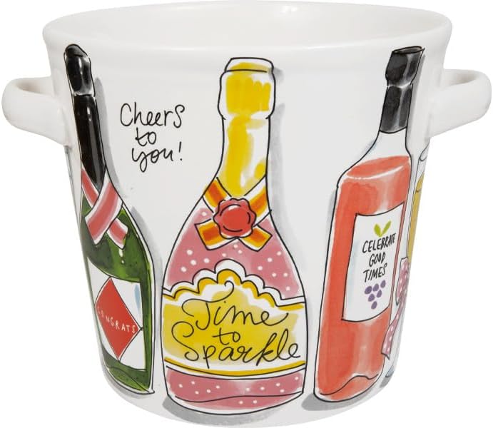 Blond Amsterdam Champagnerkühler Cheers to You, 20x18cm Prost auf Dich, Prost auf Dich