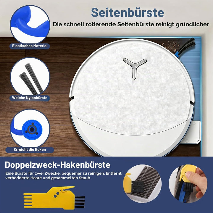 Zubehör für ECOVACS DEEBOT T90 Omni/T90 PRO Omni/X12 PRO Omni Roboterstaubsauger Ersatzteile 23er-Pa
