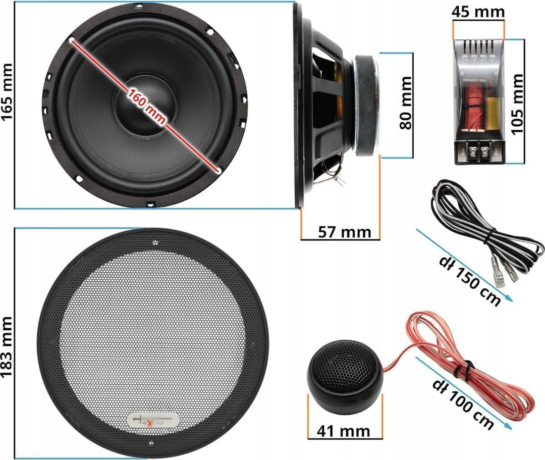 Excalibur XC173 Koaxial-Lautsprecher 400 Watt