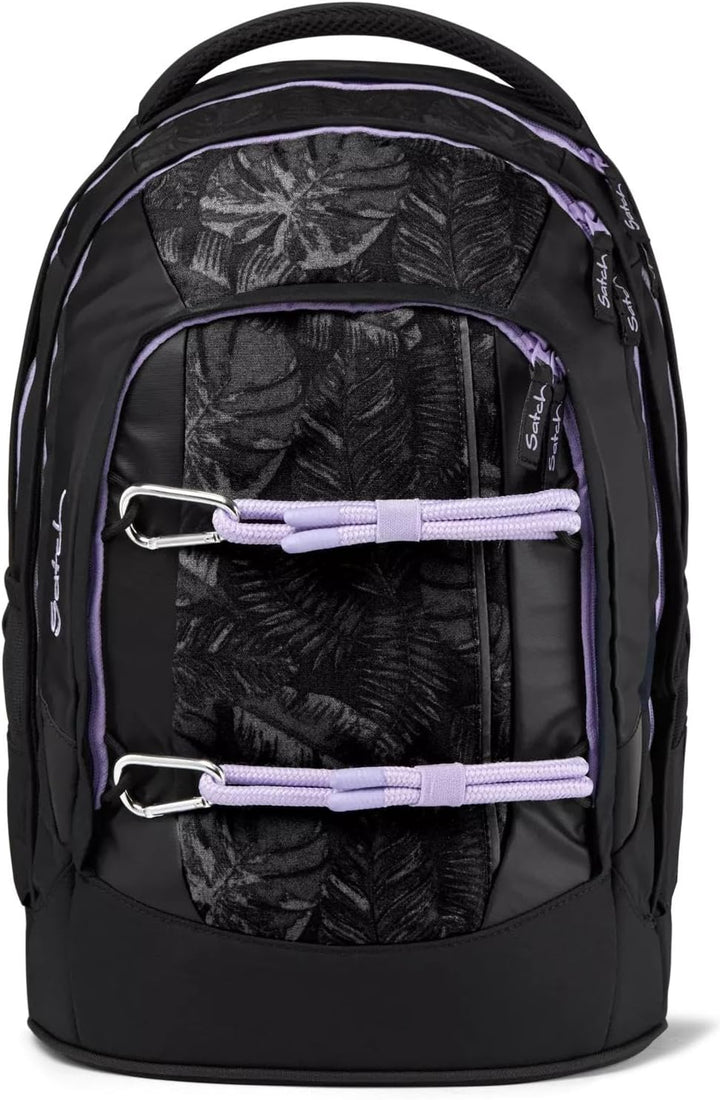 satch pack Schulrucksack Set 3 teilig ab 5. Klasse ergonomisch 30L Stauraum mit Schlamperbox Sportbe
