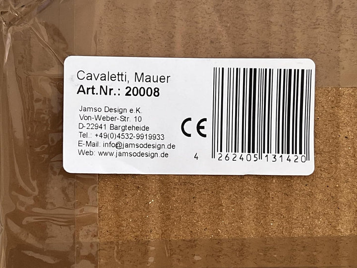 Cavaletti mit Mauer-Motiv | Springhürde für Hobby Horse, Steckenpferde | 4 Höhen | Ergänzung Reitspi