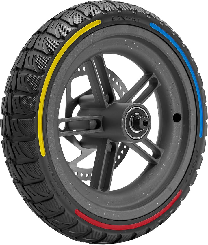 Roller-Rad, 8,5 x 2,0 Zoll mit 110 mm Scheibenbremse, kompatibel mit Gotrax Gxl V2/Xr Elite/Apex Max