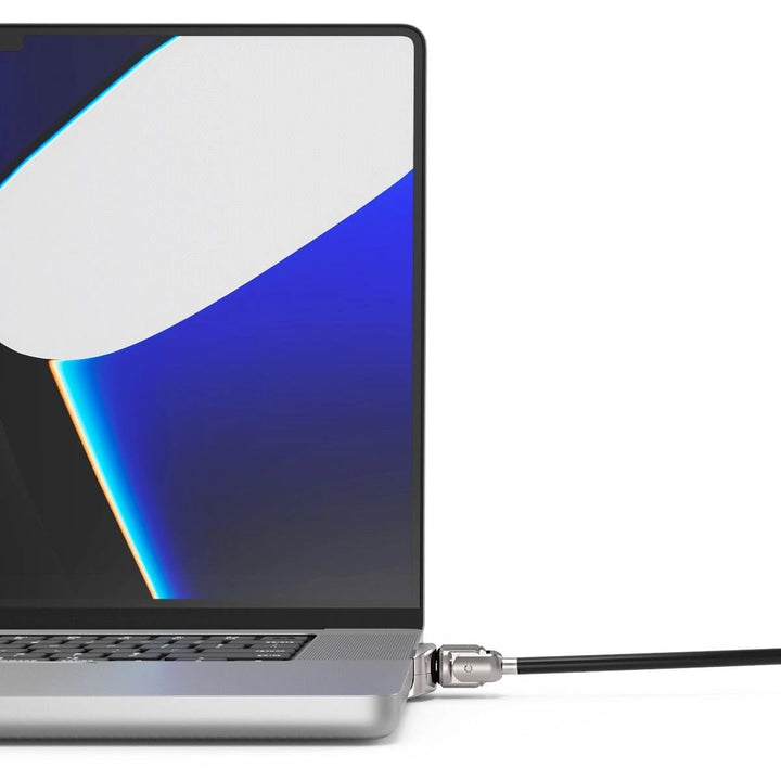 COMPULOCKS-ACCS MacBook Pro 35,6 cm (14 Zoll) Ledge Lock Adapter mit Schlüsselschloss, silberfarben,