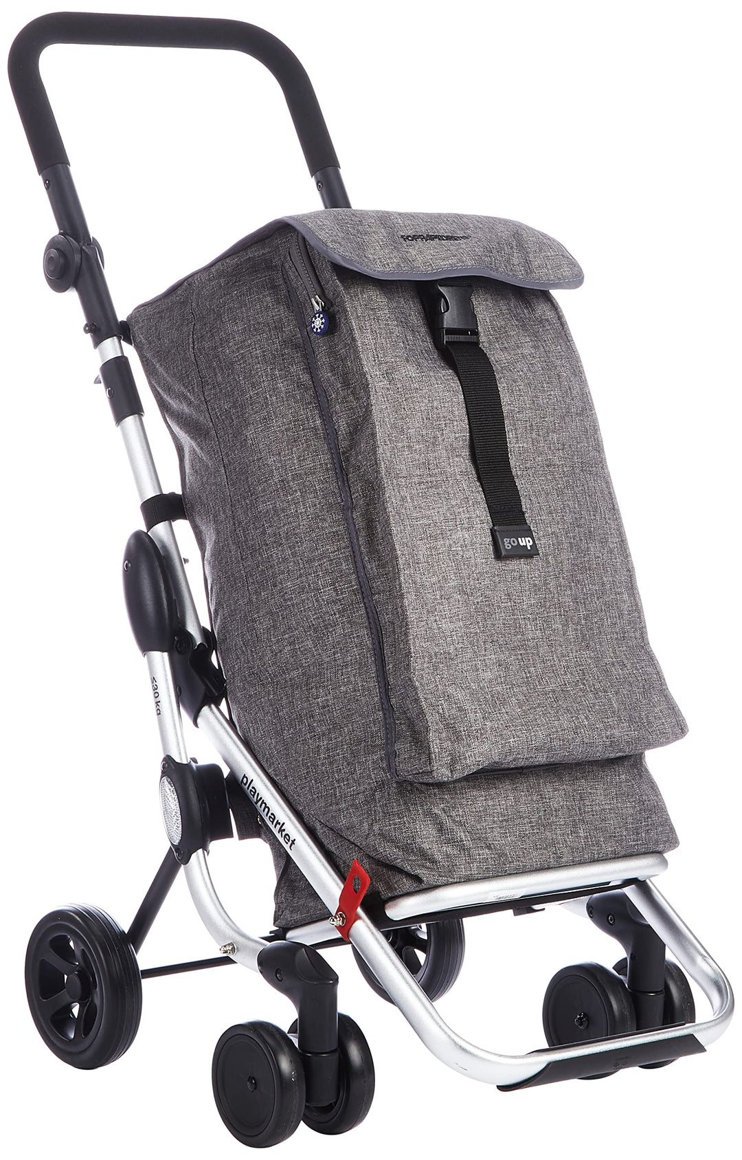 Foppapedretti „Go Up“-Einkaufsroller Grigio