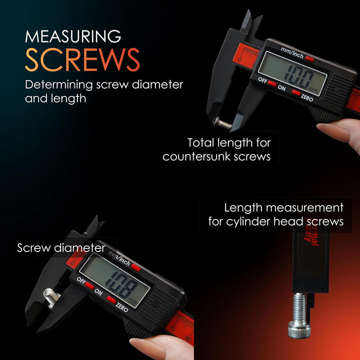 Thermal Grizzly - TG Caliper - Digitaler Messschieber - 150mm - Ablesung 0,1 mm/Genauigkeit ±0,2 mm