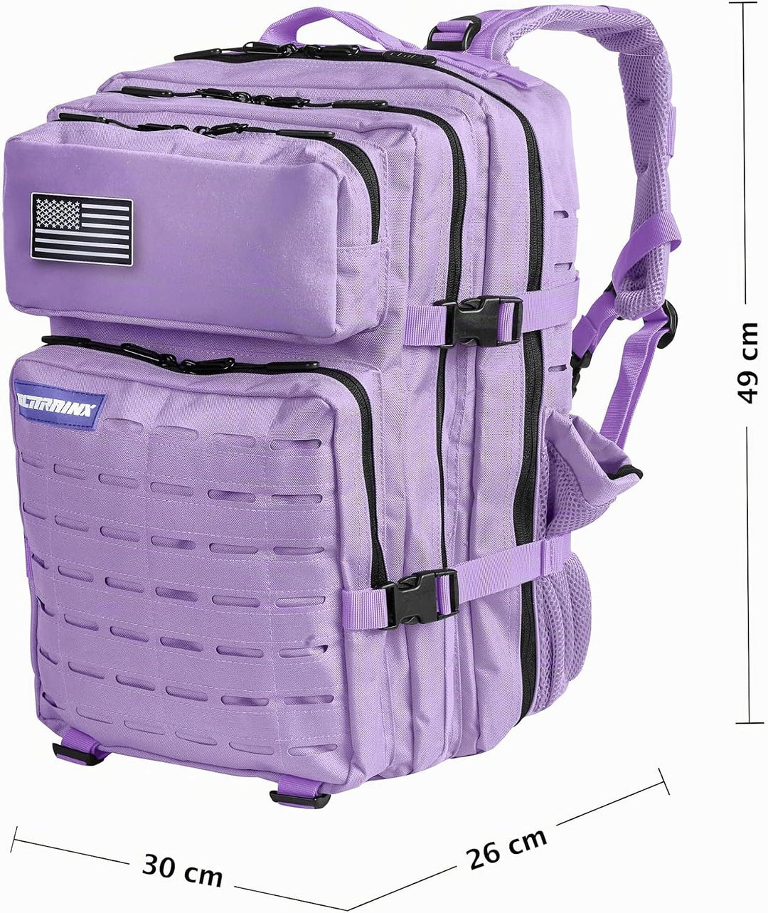 ELITRAINX V2 Militär-Rucksack, 45 l, wasserdicht, Cross-Training, Reisen, Sport, Fitnessstudio, trag
