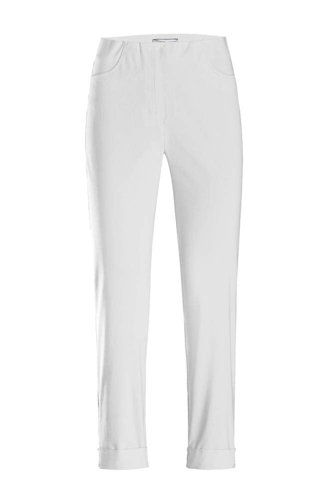 Stehmann Igor-680, Sportive 6/8-Stretchhose 36 Weiss, 36 Weiss