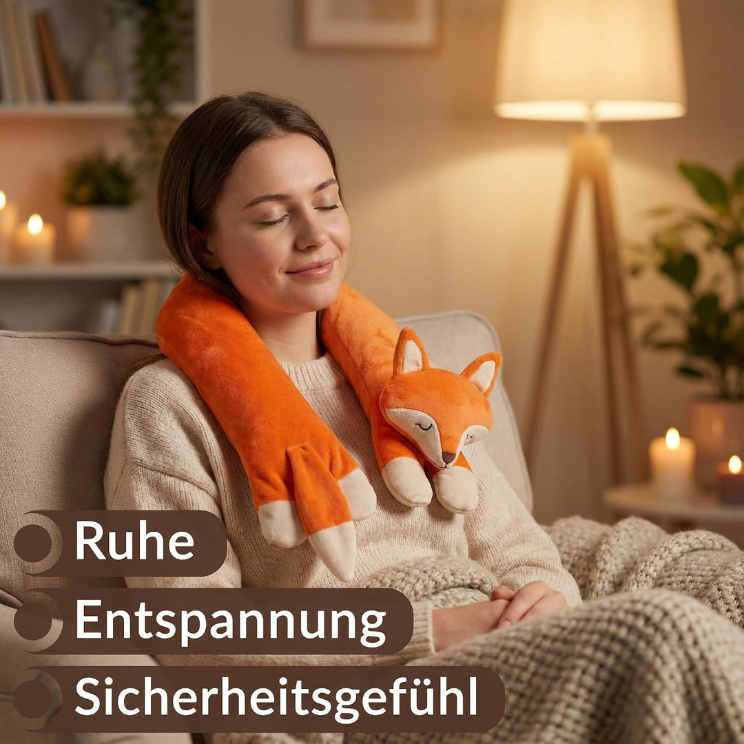 Gewichtskuscheltier für Erwachsene und Kinder, Fuchs Kuscheltier