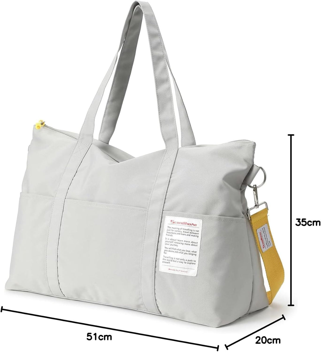 Dizdvizd Sporttasche für Damen, Reisetasche für Kurz Trips, Übernachtungstasche Handgepäcktasche, wa