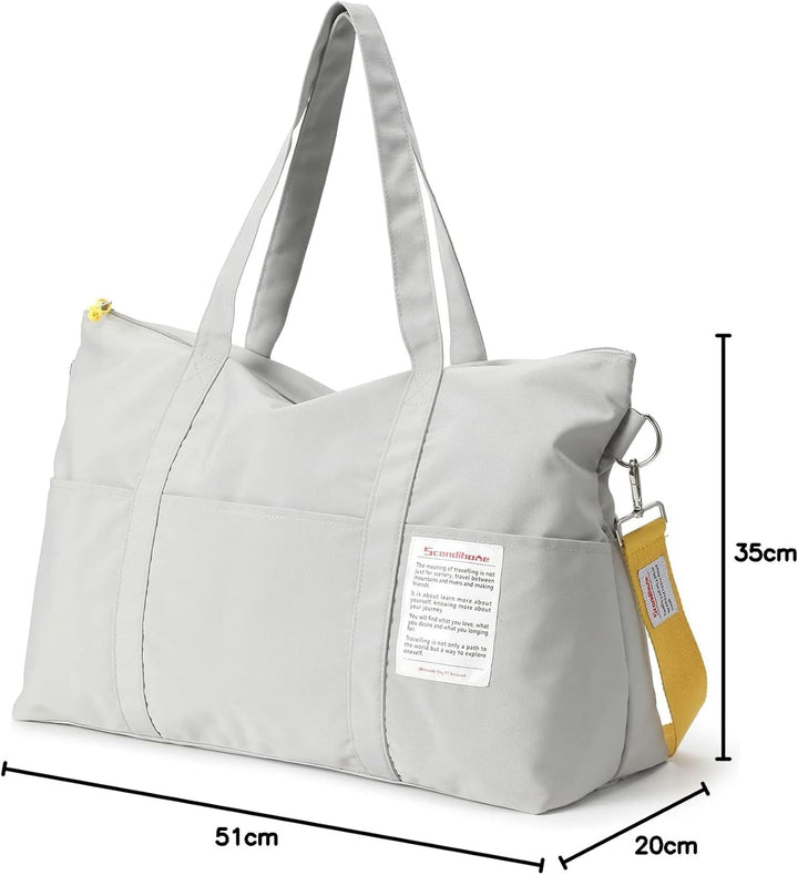 Dizdvizd Sporttasche für Damen, Reisetasche für Kurz Trips, Übernachtungstasche Handgepäcktasche, wa