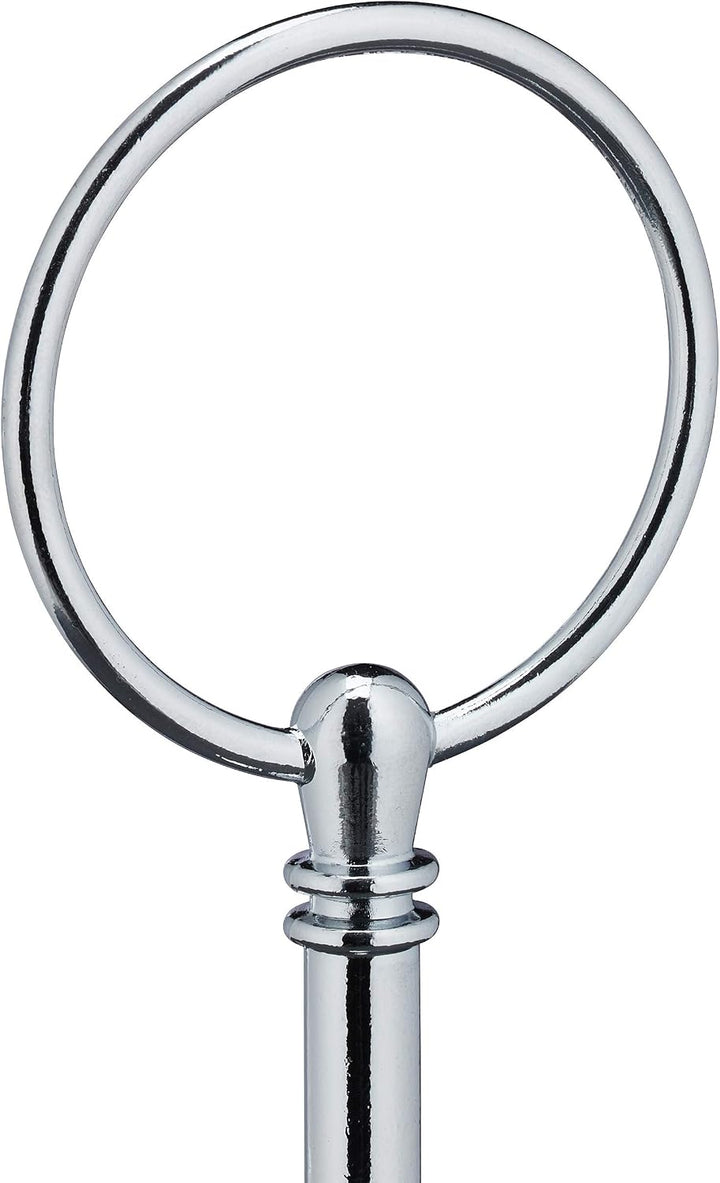 Relaxdays Etagere, 3 Etagen, Schiefer, Kuchen, Snacks, Obst, Metallgriff, Servierständer, HxD 34x30