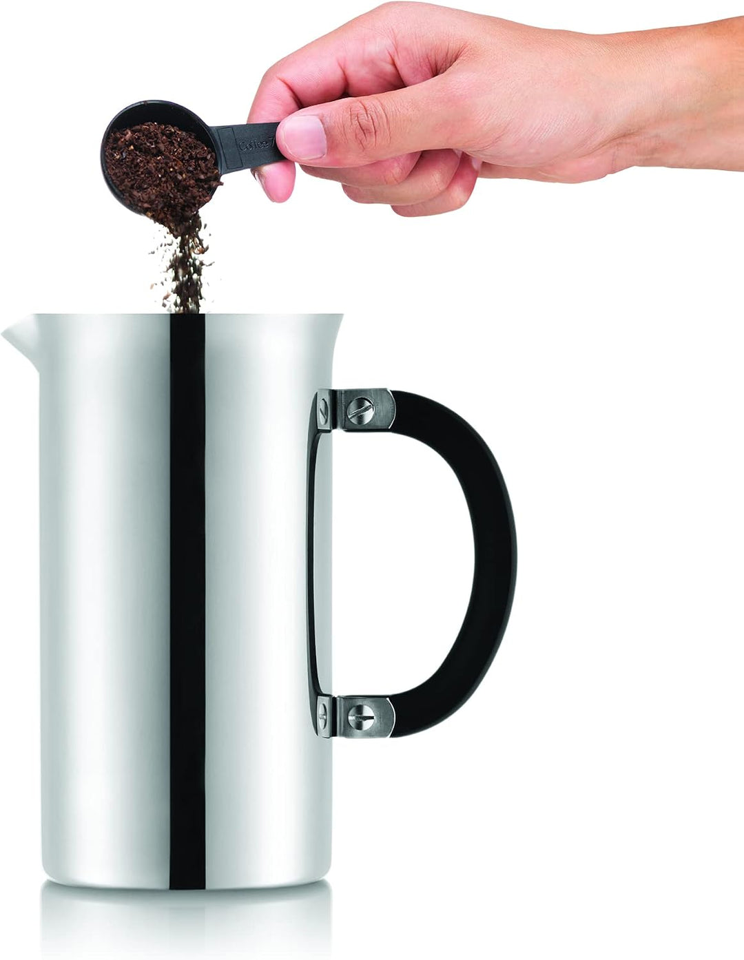 Bodum Tribute Kaffeebereiter aus Edelstahl, 100 ml, Chrom, 11352-16, Chrome