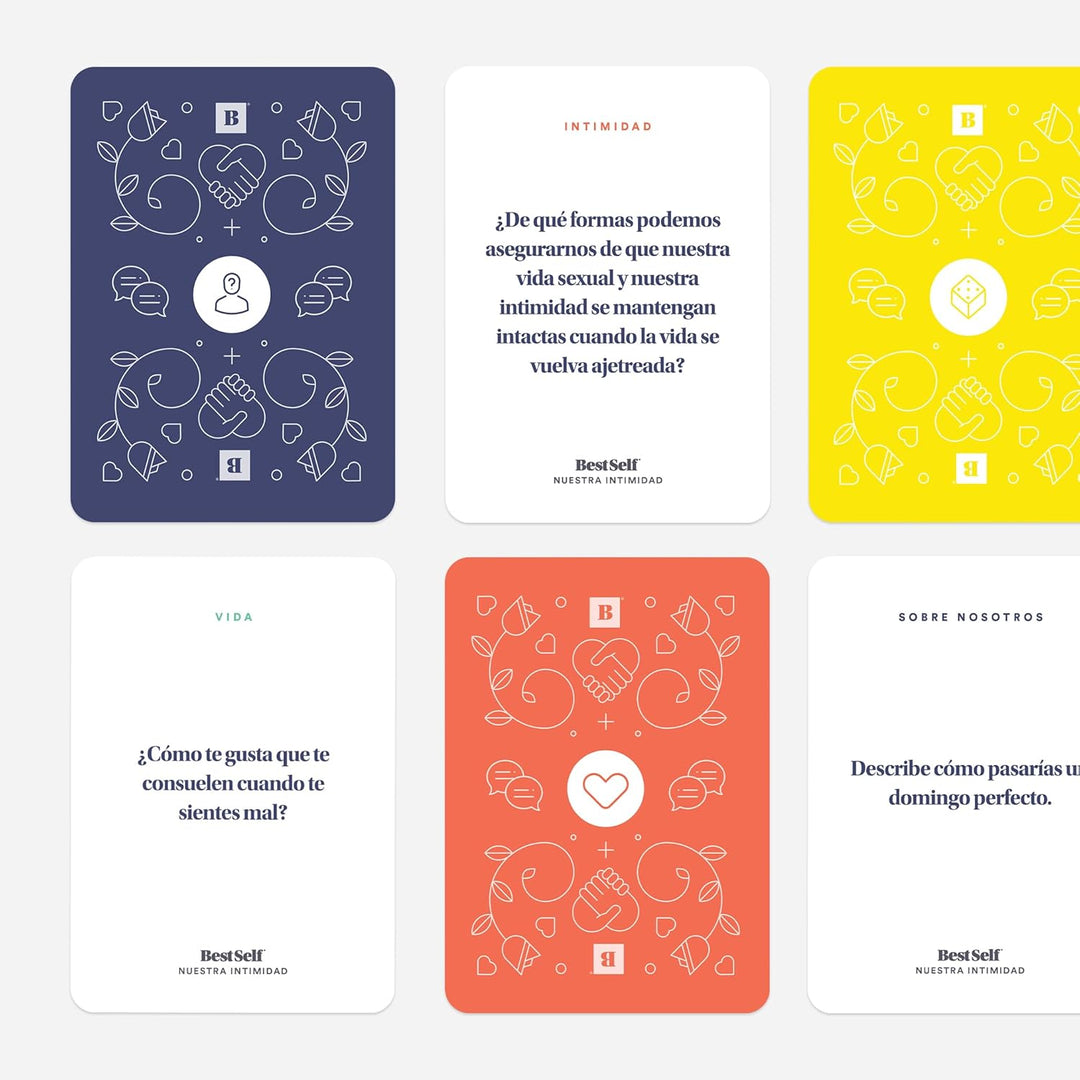 BestSelf Nuestra Intimidad - Intimacy Spanish Deck 150 Relationship Building Conversation Starters Q