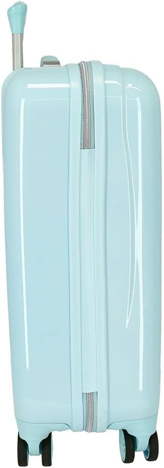Disney Frozen Memories Kabinentrolley, blau, 38 x 55 x 20 cm, starr, ABS-Kombinationsverschluss, sei
