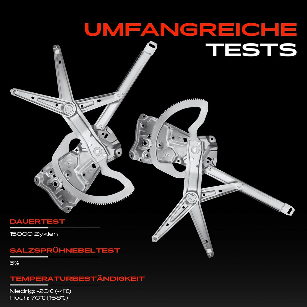 Frankberg 2x Fensterheber Vorne Links Rechts Kompatibel mit 3er E36 316 318 320 323 325 328 M3 Stufe