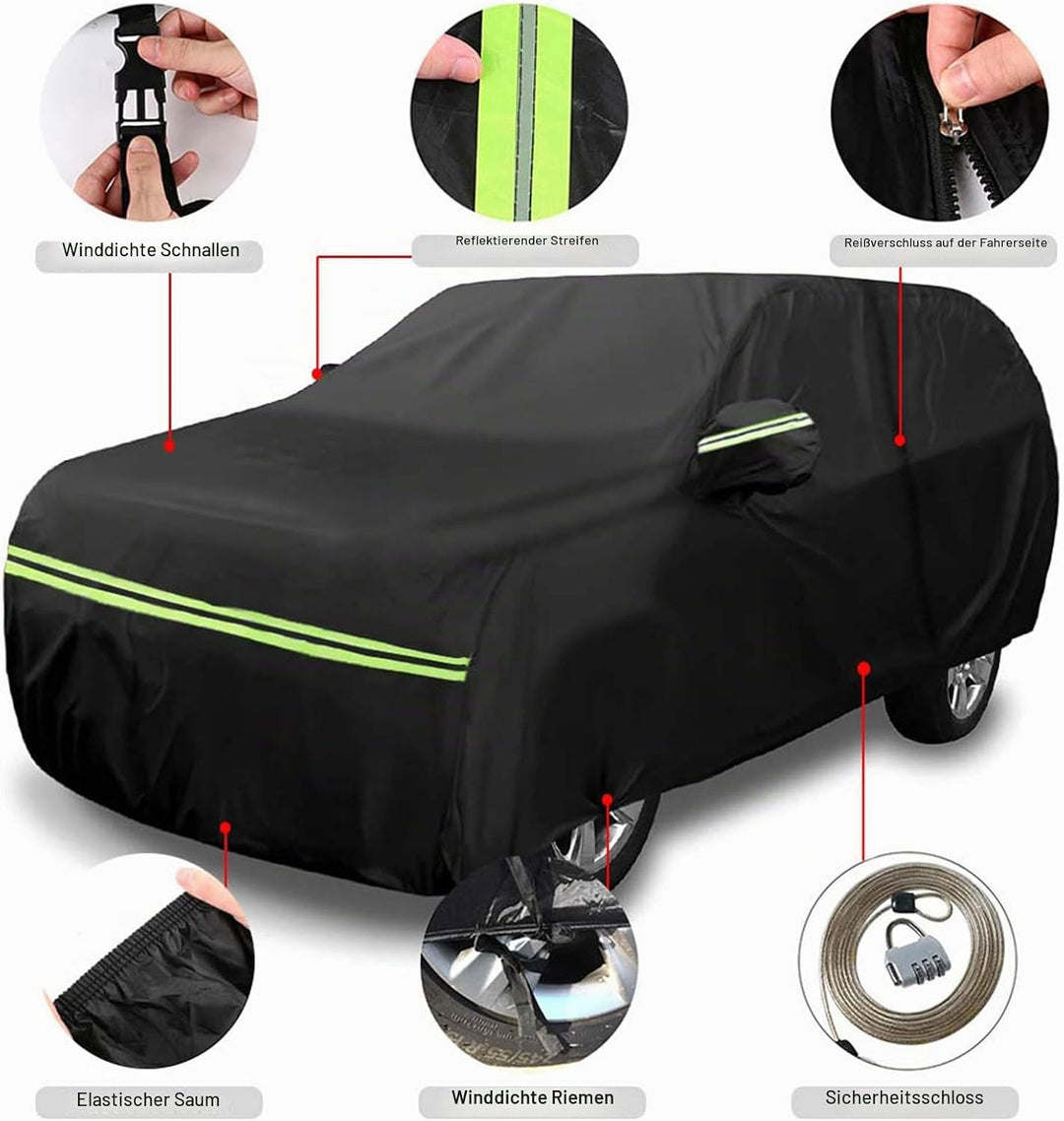 Autoschutzhülle Auto Abdeckung Geeignet für Renault Trafic 2010-2023, LWB Autoabdeckung Auto Abdeckp