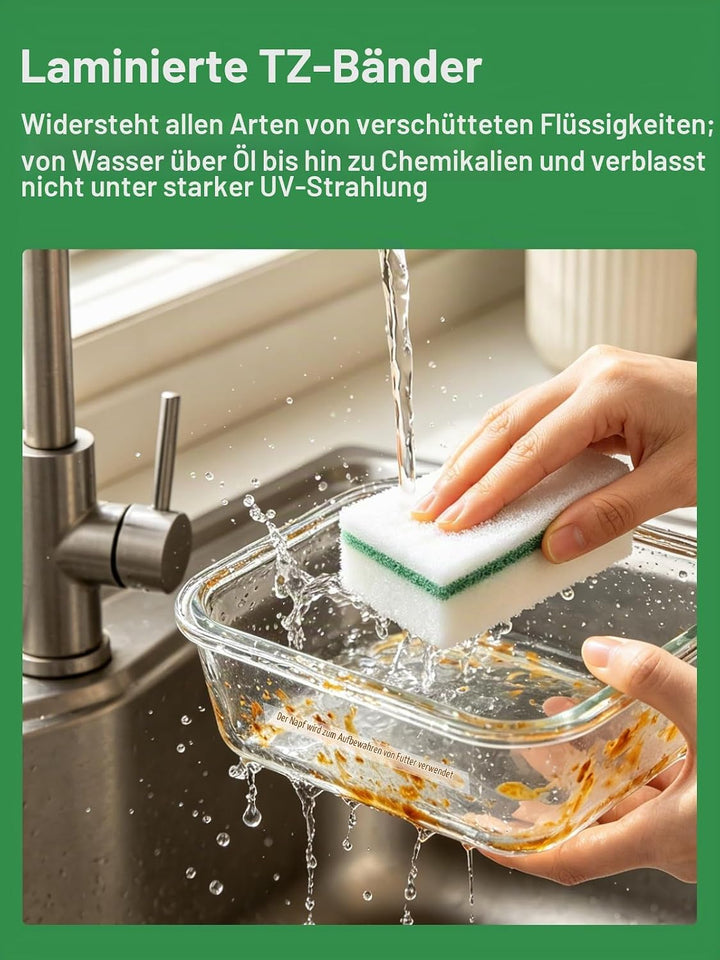 TZe-131 Clear Bänder Kompatibel mit Brother P-touch Transparent Schriftband, 12mm 0,47" Schwarz auf