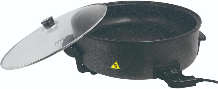 Elektropfanne 24cm 1500W Basel Premium Collection Schwarz Design